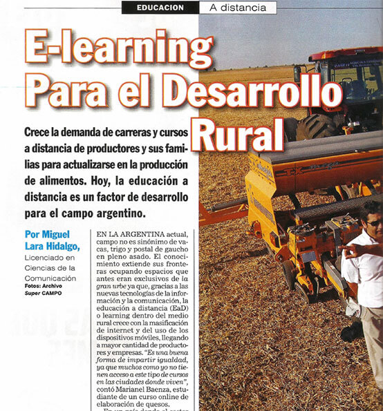 Elearning para el Desarrollo Rural